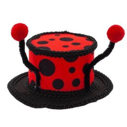 buttinette Mini chapeau haut-de-forme ""coccinelle