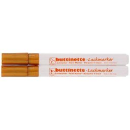 buttinette Marqueurs à encre laquée, doré