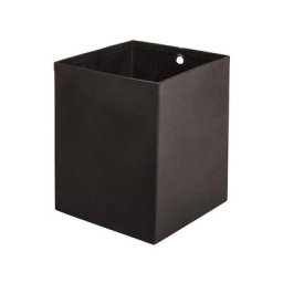 Boîte de rangement, noir, 8 x 8 x 10 cm