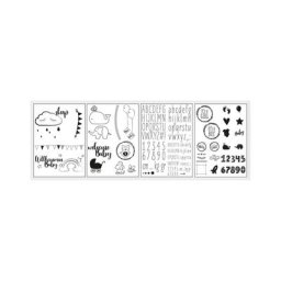 Motifs à transférer ""bébé"" + papier carbone