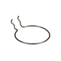 Support rond en métal, argent, 10 cm Ø