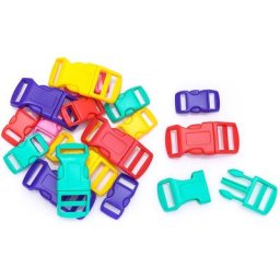 Set de fermoirs, multicolore, 18 pièces