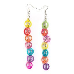 Boucles d´oreilles ""peace