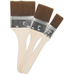 Pinceaux pour sous-couche, en soie synthétique