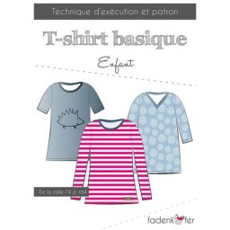 Fadenkäfer Patron ""T-shirt basique"" pour enfants