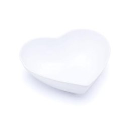 buttinette Coupelle ""cœur"", blanc, 18 x 16,5 cm