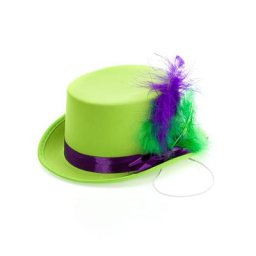Mini-chapeau ""printemps"", vert/violet