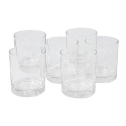 Photophores en verre, rond, 9 cm, 8 cm Ø, 6 pièces