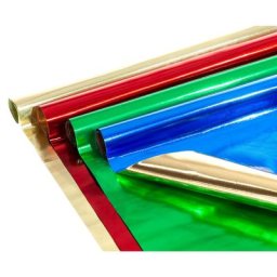 Rouleaux de papier métallisé, 30 cm, 2 m