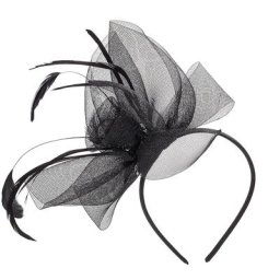 Serre-tête ""rose"", noir