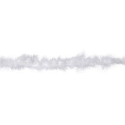 Boa en plumes de marabout, blanc, 15 g