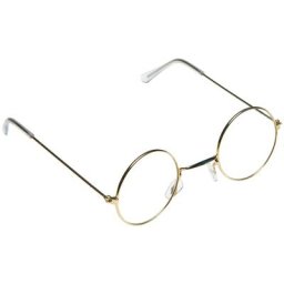 Lunettes rondes, doré