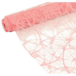 Chemin de table Sizoweb, rose, 30 cm, 5 m