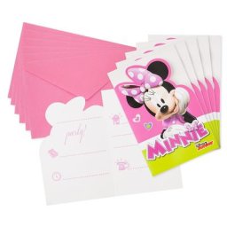 Cartes d'invitation ""Minnie"", 6 pièces