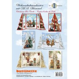 Kit créatif pour cartes 3D ""sapin de Noël