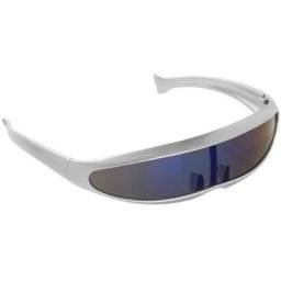 Lunettes futuristes, argenté