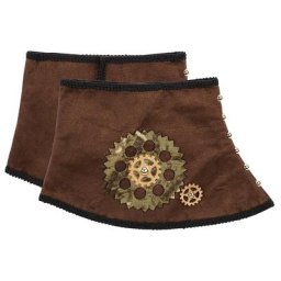 Sur-chaussures ""Steampunk"", marron