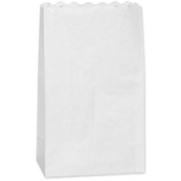 Folia sachets photophores unis, blanc, 24,5 x 14 x 8,5 cm, 10 pièces