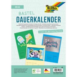 Folia Calendrier perpétuel, multicolore, 21 x 29,7 cm