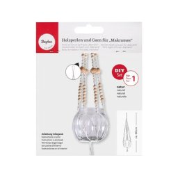 Kit créatif suspension en macramé, écru