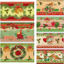 Set de banderoles thermo-rétractables ""Noël"", 7 pièces