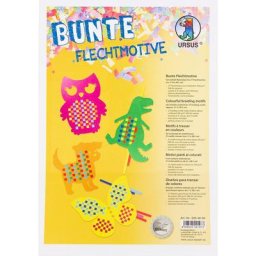 Ursus Kit créatif en papier ""animaux tissés"", 27 motifs