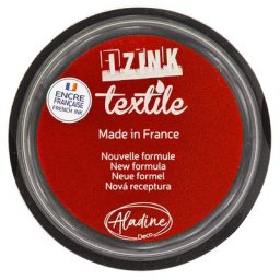IZINK Encreur textile, rouge