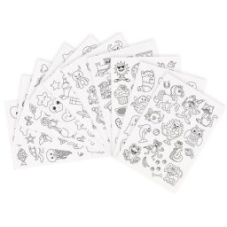Stickers à colorier, 160 motifs