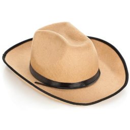 Chapeau de cowboy, beige