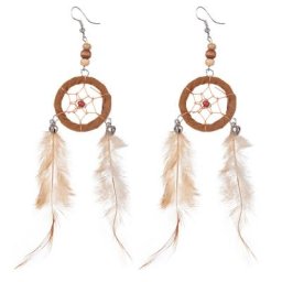 Boucles d´oreille ""attrape rêve