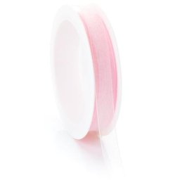 Ruban organza, rose, 10 mm, 10 m