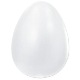 Œufs en plastique, blanc, 9 cm, 10 pièces