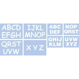 buttinette Pochoirs ""alphabet
