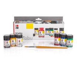 Marabu Set de peintures pour textiles ""couleurs primaires"", 6x 15 ml
