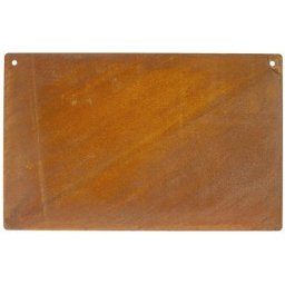 Panneau ""aspect rouille"" en métal, à suspendre, 33 x 21 cm