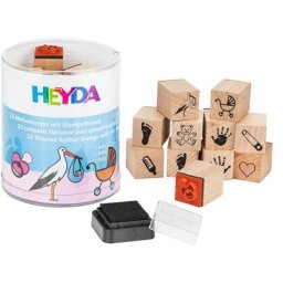 Set de tampons ""bébé"", 1,5 cm, 15 pièces