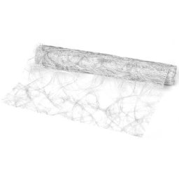 Chemin de table Sizoweb, argent, 30 cm, 5 m