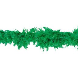 Boa de plumes, vert, 90 g, 1,80 m