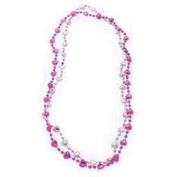 Set de colliers, rose vif/rose