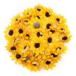 Têtes de tournesol, 4,5 cm Ø, 24 pièces