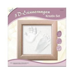 Kit créatif moulage 3D ""empreintes bébé