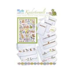 Livret de broderie ""monde des bébés animaux