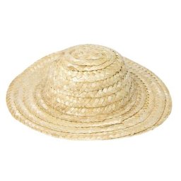Chapeau de paille, 25 cm Ø