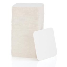 Sous-bocks, carré, écru, 9,3 x 9,3 cm, 100 pièces