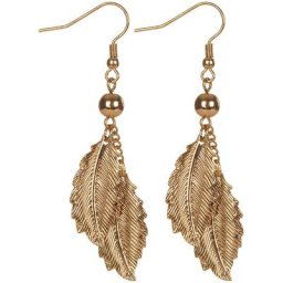 Boucles d'oreilles ""feuilles de laurier