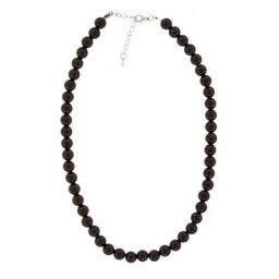 Collier de perles, noir