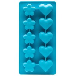 Moule en silicone ""coeur & fleur