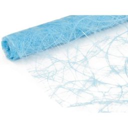 Chemin de table Sizoweb, bleu clair, 30 cm, 5 m