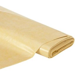 Linge de table épongeable - toile cirée ""aspect mélangé"", jaune