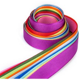 Set de rubans multicolores ""multicolore"", étroit, 15 mm, 10x 1,5 m